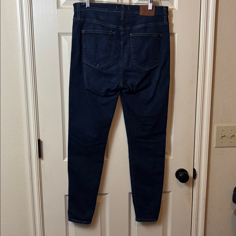 Madewell Indigo Denim Pants high rise skinny - Picture 3 of 7